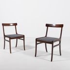Pair Of Ole Wanscher Dinning Chairs ‘Rungstedlund’ By Poul Jeppesen Møbelfabrik, 1950’S Denmark thumbnail 2