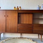 Retro Vintage Mid-Century Dressoir,High-Board,Wandkast Xl thumbnail 4