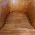Geweldige, Unieke Vintage Schapenleren Design Fauteuil Van Bart van Bekhoven thumbnail 6