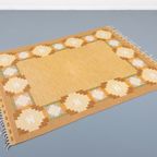 Vintage Doris Leslie Blau Collection Flat-weave Rug / Tapijt / Vloerkleed By Ingegerd Silow, Sweden thumbnail 2