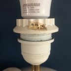 Witte Jaren 70- 80 Keramische Lamp, Keramiek Appel Met Messing Armatuur. Postmoderne Popart Eight thumbnail 8