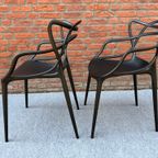 2X Kartell Masters Stoel By Philippe Starck thumbnail 6