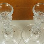 2 Kandelaars Glas Bewerkt thumbnail 5