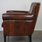 Stijlvolle Schapenleren Armchair/ Fauteuil Met Een Correct Voorkomen thumbnail 7