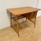 1950'S Louis Sognot Bamboo Desk thumbnail 18