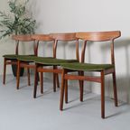 4X Vintage Deens Design Eetkamerstoelen - Henning Kjærnulf, Jaren '60 | 01274 thumbnail 15