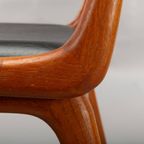 Teak Boomerang Stoel, Model #370 By Erik Christensen For Slagelse, Set Van 6 thumbnail 13
