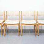 Set Van 4 Vintage Deense Eetkamerstoelen F.D.B Møbler thumbnail 9