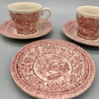 Set Vintage Kop En Schotels Eit Ironstone England 6 Delig thumbnail 5