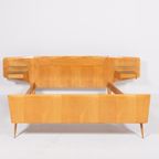 1950’S Mid-Century Italian Modern Double Bed Frame From Vittorio Dassi thumbnail 3