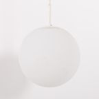 Large Opaline Glass Raak Amsterdam Globe Pendant thumbnail 2