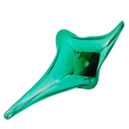 Vintage Glazen Murano Schaal Groen Mid-century 1970’s thumbnail 8