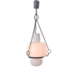 Limburg Glashutte Vintage – Brutalistische Hanglamp thumbnail 5