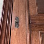 Eiken Tweedeurs Kast Met Bovenlade, Planken En Binnenlades, 104 Cm Breed thumbnail 5