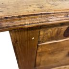 Brocante Houten Xl Ladekast / Buikkast thumbnail 8