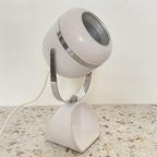 Space Age Witte Eyeball Tafel Lamp - Jaren 60 thumbnail 12