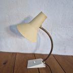 Sis Light Duits Vintage Bureau Lamp Jaren 50 Geel. thumbnail 11