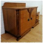 Vintage Art Deco Dressoir, Kaptafel, Tv-Meubel, Ladekast thumbnail 9