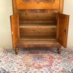 Antieke Biedermeier Secretaire Ladekast Klepkast thumbnail 11