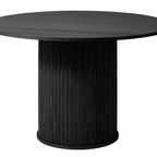 Taree Eetkamertafel - Ø120 Cm - Zwart thumbnail 2