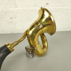 Antieke Messing Auto Hoorn Rubes thumbnail 8