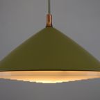 Oude Deense Plafondlamp Van Bent Karlby Voor Lyfa | Zeldzame Mid Century Modern Denemarken Lamp thumbnail 3