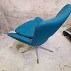 Hjord Knudsen Vintage Fauteuil Draaifauteuil Draaistoel thumbnail 6