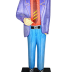 Post Modern Xl Lone Wolf Sculptuur 1980S thumbnail 2