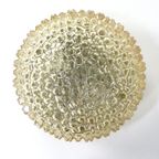 Glashütte Limburg Plafondlamp Plafonniere Amberkleurig Vintage thumbnail 2