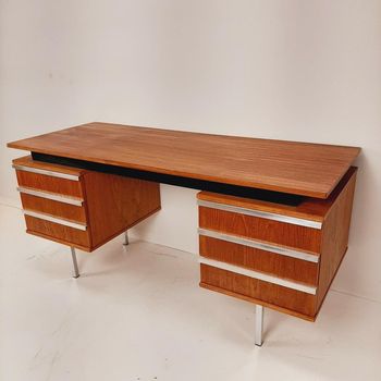 Vintage Deens Design Bureau, Mid-Century Teak, Retro 1960S,