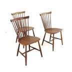 3 Pastoe Spijlenstoelen Vintage Stoelen thumbnail 5