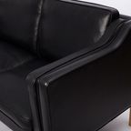 Leather Sofa Produced By Hurup Møbelfabrik, Denmark 1970S. thumbnail 4