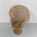 Vintage Rotan En Bamboe 'Emmanuelle' Stoel, Klein Model thumbnail 4