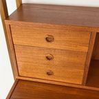 Scandinavisch Teak Fineren Boekenkast Forsol thumbnail 5