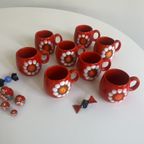 Punch Set 🍊 – Waechtersbach, West-germany Keramiek thumbnail 7