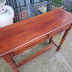 Klassieke Engelse Sidetable, Wandtafel, Console thumbnail 5