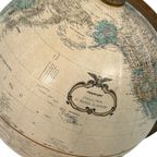 Jro Globe - Ca. 1960 - German Made - Illuminated And Tripod Base thumbnail 2