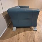 50% Korting Rolf Benz 322 - Petrol Leder - 3 Zits - Showroom thumbnail 12