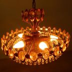 Vintage Kroonluchter Palwa Palme Walter Lamp Hanglamp 60S thumbnail 8