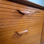 Gtv Werkstätten, Vintage Jaren 60 Dressoir, Sideboard, Teak thumbnail 9