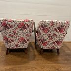 Set Vintage Loungestoelen Van Jindrich Halabala thumbnail 8