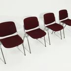 4 X Dsc Stoelen By Giancarlo Piretti For Castelli Jaren 70 thumbnail 3