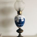 Delftsblauwe Lamp Met Molen thumbnail 3