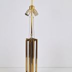 Vintage Tafellamp Willy Daro Regency Messing Chroom '80 Lamp thumbnail 12