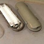 Set Van 2 Xl Vintage Industrieel Aeg Lampen thumbnail 11