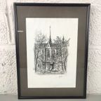 Georges Tahon - Gravure - Veurne thumbnail 2