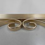 Vintage Geslepen Spiegel In Aluminium Frame thumbnail 13