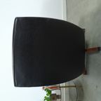 Zwarte Skai Kunstleder Draaifauteuil Uit Zweden thumbnail 19
