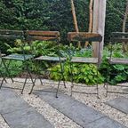 7 Vintage Antieken Franse Bistro Tuinstoelen Tuinstoel thumbnail 2