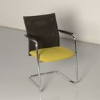 Haworth Comforto D5568 Vergaderstoel, Groen / Mesh, Sledeframe thumbnail 2